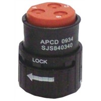 Amphenol, 2 contacts In-line Plug Clamp