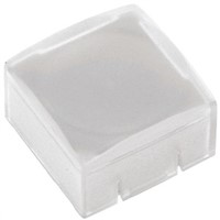 White Push Button Cap, for use with 3F/4F Series (Push Button switch), Cap