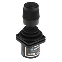 Apem, HFX-44S12, 3 Way Joystick Switch Button, Hall Effect, IP65 Rated
