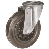 LAG Stem Swivel Castors 14336 FE, 205kg, Rubber tyres
