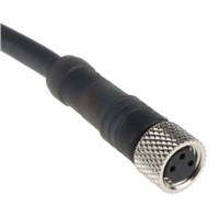 Cable, connector M8, 3 pin, 5m straight