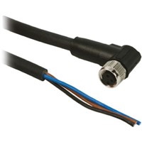 Cable, connector 1/2&amp;quot;, 3 pin, 5m elbowed