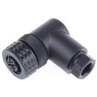 Connector M12 4Pin Plastic Ring Elbowed