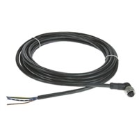 Prewired Connector M12 3 Pin Elbowed 10m