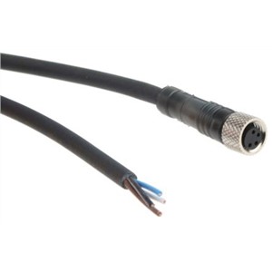 Telemecanique Sensors XZCP0941L5 Connection Cable, For Use With Photoelectric Sensor, Ultrasonic Sensor