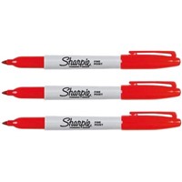 Sharpie Pen Fine Marker Red 12 Tuck