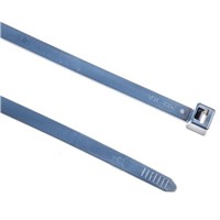 HellermannTyton, MCT120R Series Blue Metal Detectable Cable Tie, 380mm x 7.6 mm