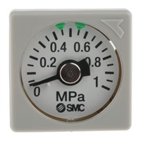 SMC GC3-10AS Analogue Positive Pressure Gauge Back Entry 1MPa