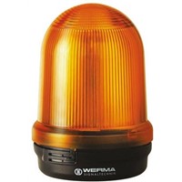Werma 829 Yellow LED Beacon, 24 V dc, Blinking, Surface Mount