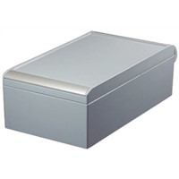 ROLEC aluCASE, Die Cast Aluminium Project Box, Grey, 260 x 150 x 90mm