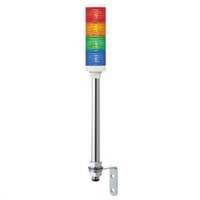 Schneider Electric Harmony XVC4 LED Beacon Tower - 4 Light Elements, Red/Green/Orange/Blue, 24 V ac/dc