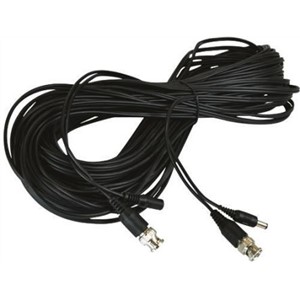 20m AV Cable Female DC, Male BNC to Male BNC, Male DC Male BNC Male DC