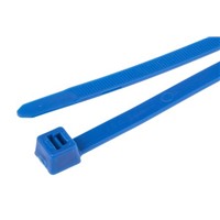HellermannTyton, T120R Series Blue ETFE Cable Tie, 380mm x 7.6 mm