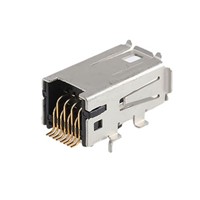 TE Connectivity Female Telephone Connector, Solder Termination