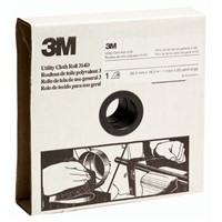 3M Aluminium Oxide Fine Abrasive Cloth Roll, 25m x 25mm