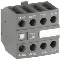 ABB Auxiliary Contact - 4NO (4), Front Mount, 6 A