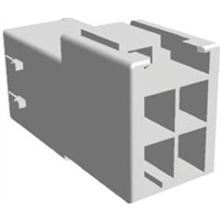 TE Connectivity Power Double Lock Female Connector Housing, 3.96mm Pitch, 4 Way, 3 Row