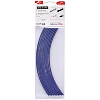 HellermannTyton Blue Heat Shrink Tubing 3mm Sleeve Dia. x 200mm Length, HIS-3 BAG Series 3:1 Ratio