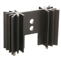 Extruded Heatsink Radial fins and pins
