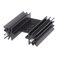 Extruded Heatsink Radial fins and pins