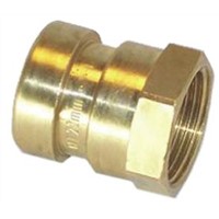 Copper Pipe Fitting Coupler 15mm 1/2 in G Female
