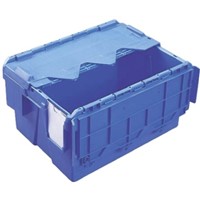 Schoeller Allibert 18L Blue PP Medium Storage Box, 400mm x 300mm x 222mm