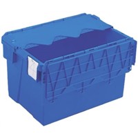 Schoeller Allibert 65L Blue PP Large Storage Box, 600mm x 400mm x 365mm