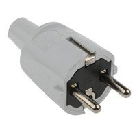 ABL Sursum Europe Mains Connector Type F- Schuko, 16A, Cable Mount, 250 V