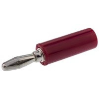 Mueller Electric Red Male Banana Plug