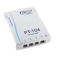 Pico Technology PT-104 Resistance, Temperature, Voltage Data Logger, Maximum Voltage Measurement 2.5 V, 115 mV, Maximum