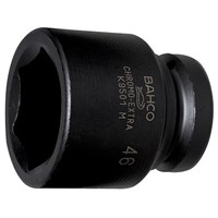 Bahco 50mm, 1 in Drive Deep Impact Socket Hexagon, 81 mm length