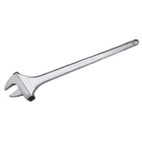 Bahco Adjustable Spanner, 750 mm Overall Length, 77mm Max Jaw Capacity, Ergonomic Handle, Chrome Finish