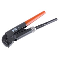 Bahco Universal Pipe Wrench, 33mm Jaw Capacity Alloy Steel 210 mm Overall Length