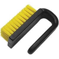 Dissipative brush, curved, nylon 76x38mm