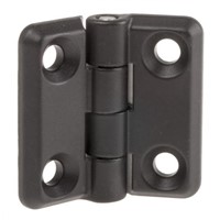 Southco Black Powder Coated Zinc Concealed Hinge Screw, 40mm x 40mm x 9mm