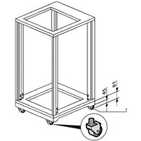 Schroff Castor Castor for use with 19-Inch Cabinet Base