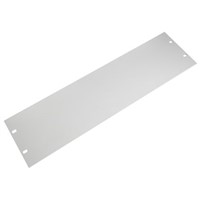19-inch Front Panel, 3U, Grey, Aluminium