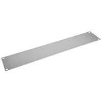 19-inch Front Panel, 2U, Grey, Aluminium
