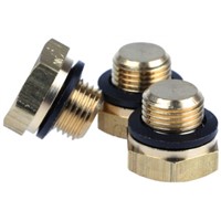 Brass threaded blanking plug,G1/8