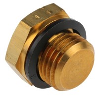 Brass threaded blanking plug,G1/4