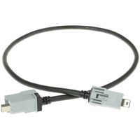 Molex Male Mini USB B to Male Mini USB B USB Cable Assembly, 0.5m