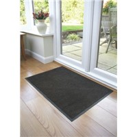 COBA COBAwash Anti-Slip, Door Mat, Carpet, Indoor Use, Black/Grey, 850mm 1.2m 9mm