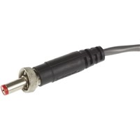 Switchcraft 1m Power Cable, 2 mm Plug to Unterminated, 5 A