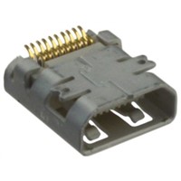 Type D 19 Way Female Right Angle HDMI Connector 30 V