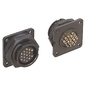 Switchcraft, 20 contacts Panel Mount Socket Solder IP67