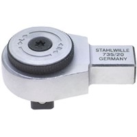 STAHLWILLE Reversible Ratchet Insert, size 1/2 Square Drive in Chrome
