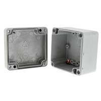 Fibox Euronord, Aluminium Enclosure, IP66, IP67, IP68, 82 x 77 x 57mm Natural