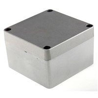 Fibox Euronord, Aluminium Enclosure, IP66, IP67, IP68, 125 x 124 x 81mm Natural