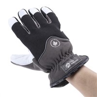 BM Polyco Freezemaster Leather Gloves, Size 10, Grey, Cold Resistant