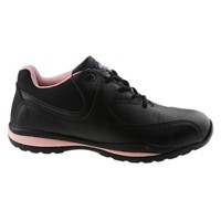 Dickies Ohio Black/Pink Steel Toe Cap Women Safety Shoes, UK 7, EU 41